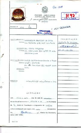 Reclamação Trabalhista 2803/1981