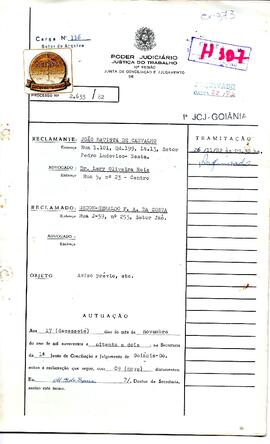 Reclamação Trabalhista 2633/1982