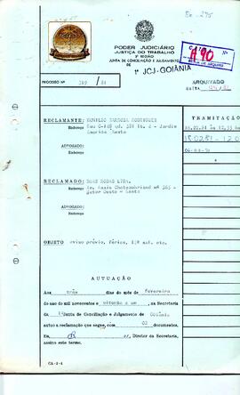 Reclamação Trabalhista 319/1981