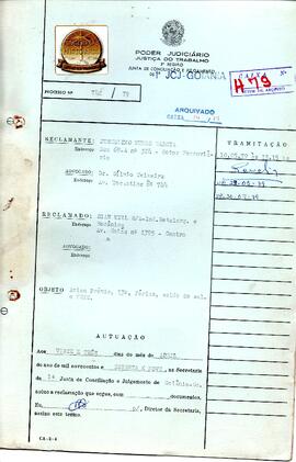Reclamação Trabalhista 742/1979