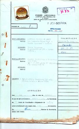 Reclamação Trabalhista 2072/1979