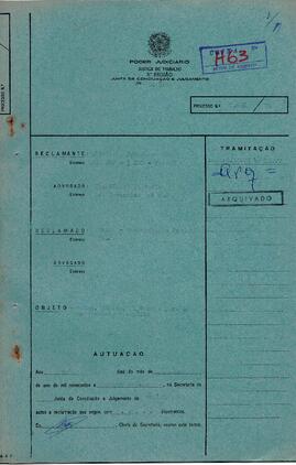 Reclamação Trabalhista 1868/1976