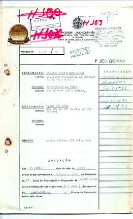 Reclamação Trabalhista 1437/1982