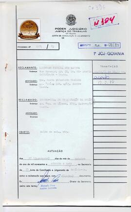 Reclamação Trabalhista 2974/1983