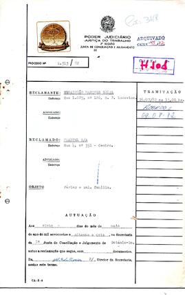 Reclamação Trabalhista 1313/1982