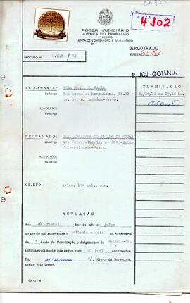 Reclamação Trabalhista 1747/1982