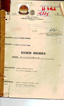 Reclamação Trabalhista 2288/1983