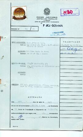 Reclamação Trabalhista 821/1979