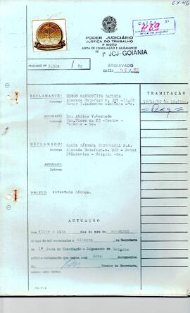 Reclamação Trabalhista 2504/1980