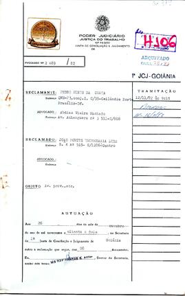 Reclamação Trabalhista 2489/1982