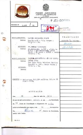 Reclamação Trabalhista 1468/1981