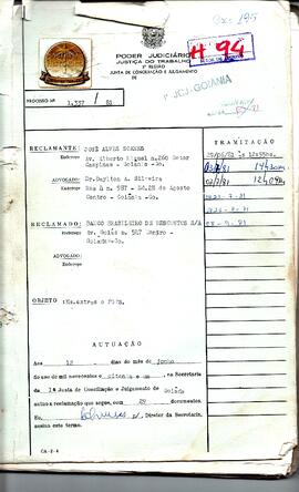 Reclamação Trabalhista 1337/1981