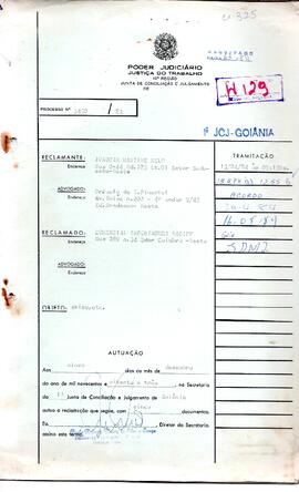 Reclamação Trabalhista 3450/1983