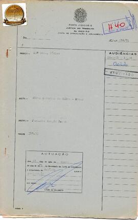 Reclamação Trabalhista 480/1971