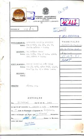 Reclamação Trabalhista 1793/1983