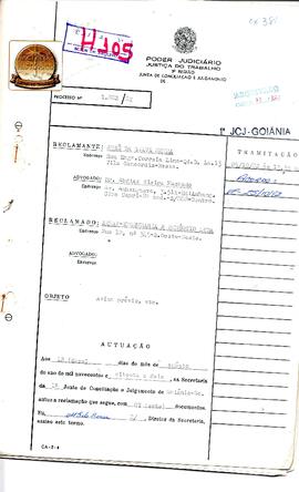 Reclamação Trabalhista 1882/1982