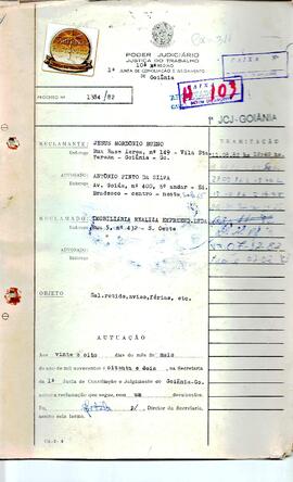 Reclamação Trabalhista 1384/1982