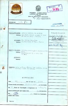 Reclamação Trabalhista 1381/1979
