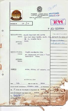 Reclamação Trabalhista 576/1982