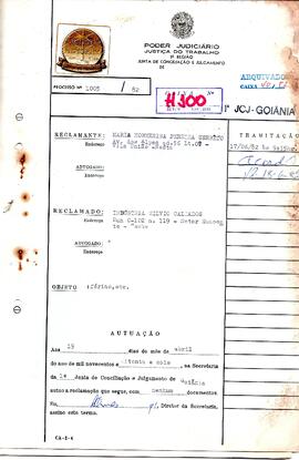 Reclamação Trabalhista 1005/1982