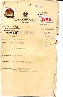 Reclamação Trabalhista 479/1982