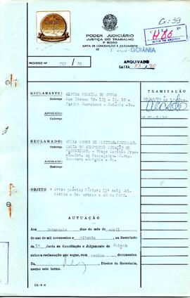 Reclamação Trabalhista 767/1980