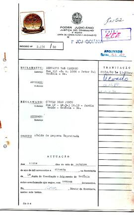 Reclamação Trabalhista 2176/1980