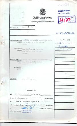 Reclamação Trabalhista 3313/1983
