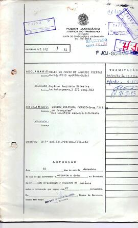 Reclamação Trabalhista 2815/1982