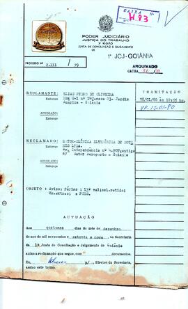 Reclamação Trabalhista 2111/1979