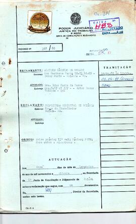 Reclamação Trabalhista 368/1980