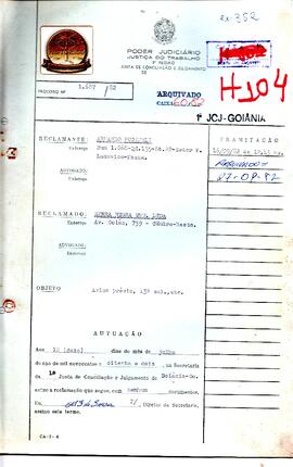 Reclamação Trabalhista 1687/1982