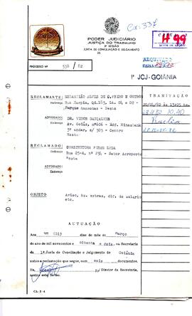 Reclamação Trabalhista 538/1982
