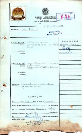 Reclamação Trabalhista 1977/1979