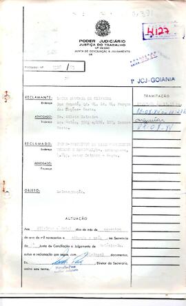 Reclamação Trabalhista 3318/1983