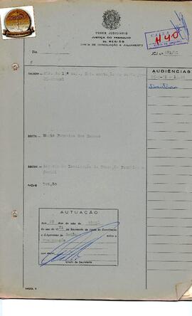 Reclamação Trabalhista 481/1971