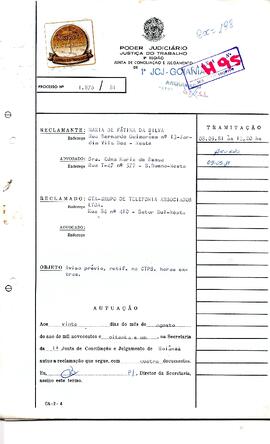 Reclamação Trabalhista 1876/1981
