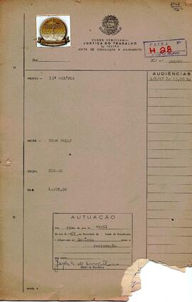Reclamação Trabalhista 346/1967
