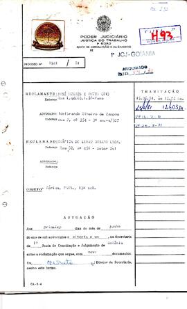 Reclamação Trabalhista 1241/1981