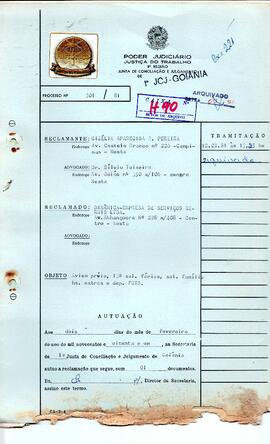 Reclamação Trabalhista 301/1981