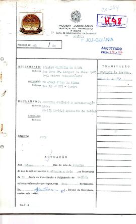 Reclamação Trabalhista 08/1982