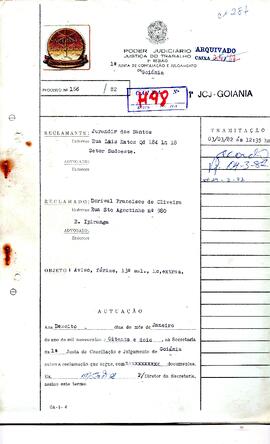 Reclamação Trabalhista 166/1982