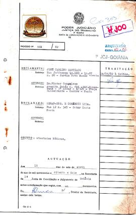Reclamação Trabalhista 964/1982