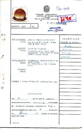 Reclamação Trabalhista 2178/1981