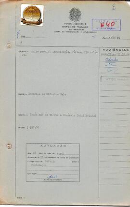 Reclamação Trabalhista 515/1971