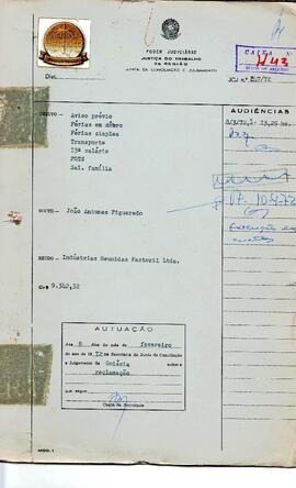 Reclamação Trabalhista 247/1972