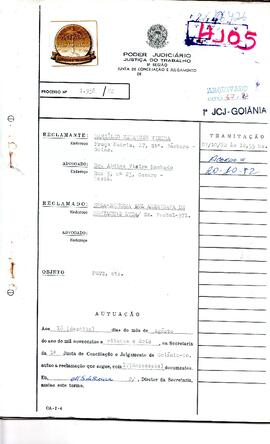 Reclamação Trabalhista 1938/1982