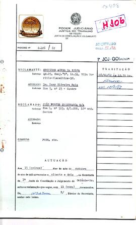 Reclamação Trabalhista 2406/1982