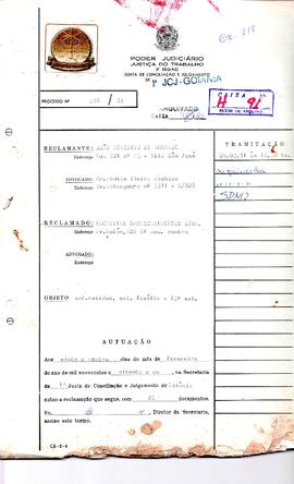 Reclamação Trabalhista 498/1981