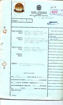 Reclamação Trabalhista 1635/1980